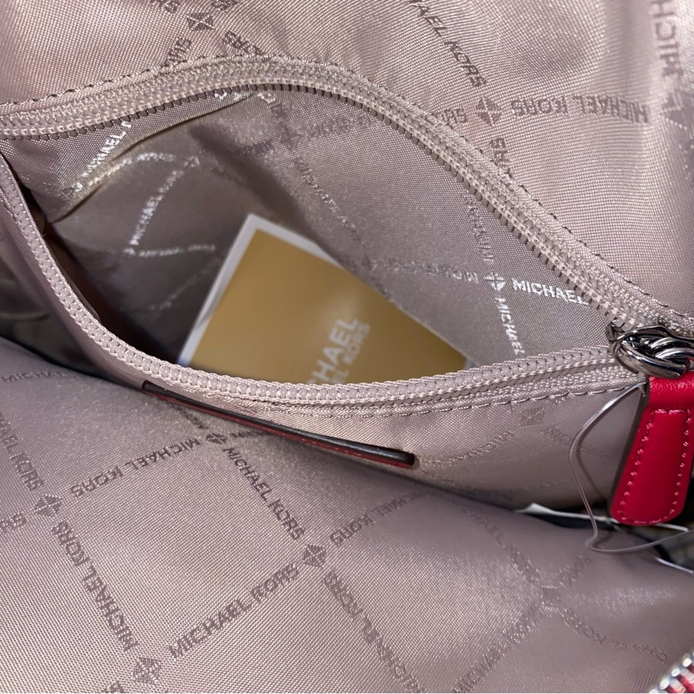 MK 🩷 Michael Kors Backpack NWT raspberry - Picture 11 of 16